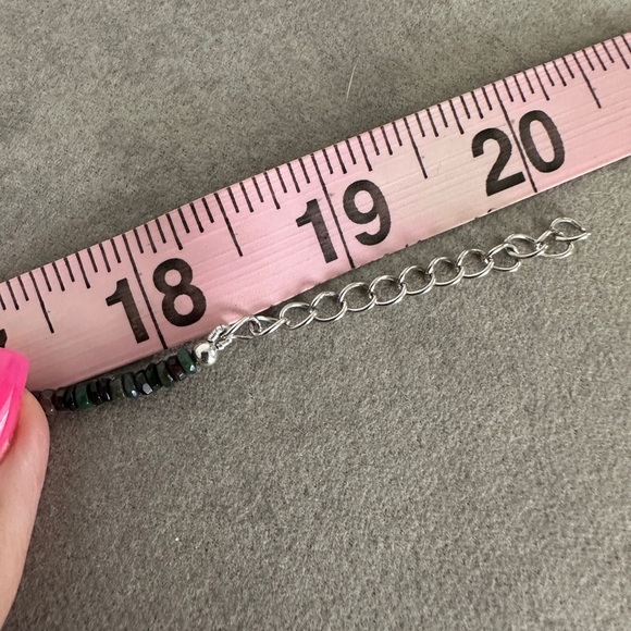 Ethiapian Black opal  Beaded Necklace - Picture 9 of 11